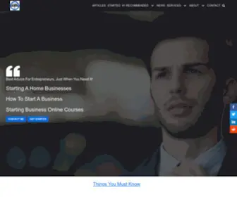 Startentrepreneureonline.com(Start entrepreneur online) Screenshot