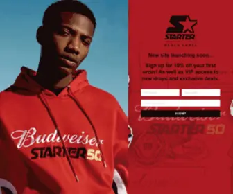 Starterblacklabel.co.uk(Starter Black Label) Screenshot