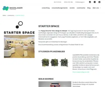 Starterspace.de(STARTER SPACE) Screenshot