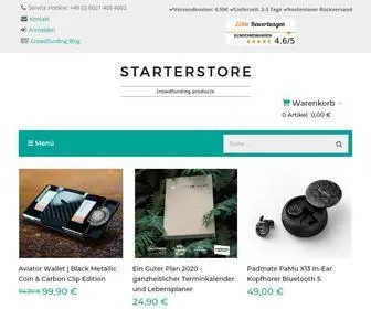 Starterstore.de(Crowdfunding products) Screenshot