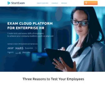 Startexam.com(Online Exam Software to Test Employees) Screenshot