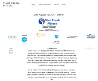 Startfreshfitness.com(START FRESH FITNESS) Screenshot