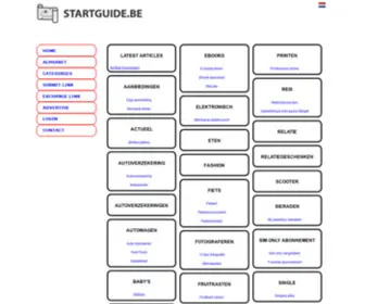 Startguide.be(De gids van het internet) Screenshot