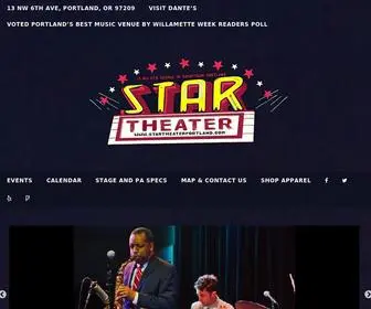 Startheaterportland.com(Star Theater Portland) Screenshot