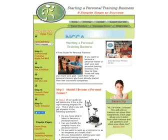 Starting-A-Personal-Training-Business.com(Starting a Personal Training Business) Screenshot