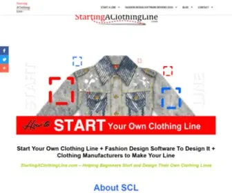 Startingaclothingline.com(Offers Digital Fashion Pro) Screenshot