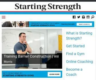 Startingstrength.com(Starting Strength) Screenshot