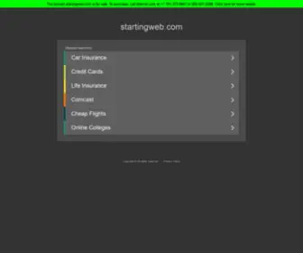 Startingweb.com(De beste bron van informatie over starting web) Screenshot