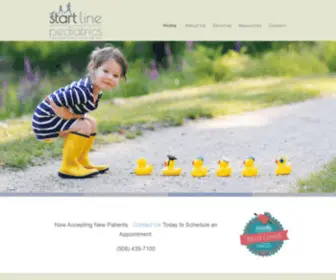 Startlinepediatrics.com(Start Line Pediatrics) Screenshot