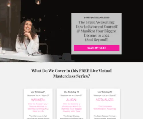 Startmanifesting2022.com(The Great Awakening The Great Awakening) Screenshot
