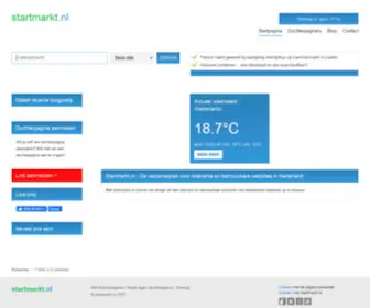 Startmarkt.nl(Homepagina) Screenshot