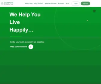 Startnewfinancial.com(Start New Financial) Screenshot