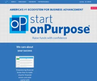 Startonpurpose.com(Start on Purpose) Screenshot