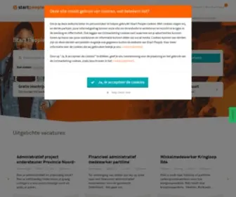 Startpeople.nl(Start People Uitzendbureau) Screenshot