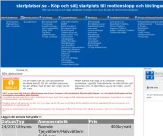 Startplatser.se(Löpartävlingar) Screenshot