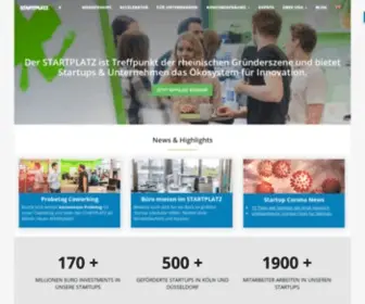 Startplatz.de(Startup Inkubator & Accelerator in Köln und Düsseldorf) Screenshot
