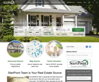 Startpointteam.com(See all the Central MA Homes and Condos for Sale) Screenshot