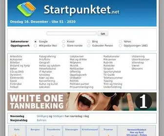 Startpunktet.net(Startsiden for alle) Screenshot