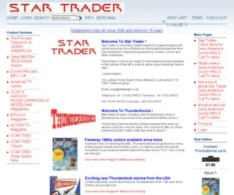 Startrader.co.uk(Gerry Anderson & Cult TV from Star Trader UK) Screenshot