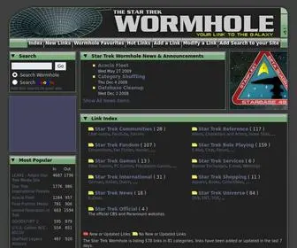 Startrek-Wormhole.com(The Star Trek Wormhole) Screenshot