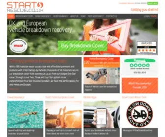 Startrescue.co.uk(Breakdown Cover I Car Breakdown Cover & UK Wide Recovery) Screenshot