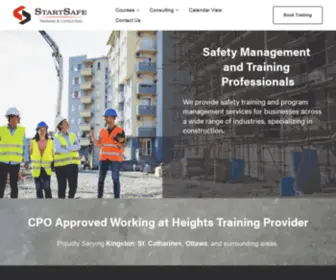 Startsafetraining.com(StartSafe Training & Consulting) Screenshot