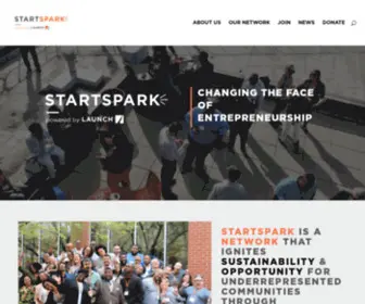 Startspark.org(Changing the face of entrepreneurship in the U.S) Screenshot
