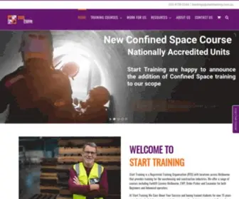 Starttraining.com.au(Forklift Licence Melbourne) Screenshot