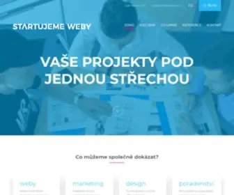 Startujemeweby.cz(Vaše projekty pod jednou střechou) Screenshot