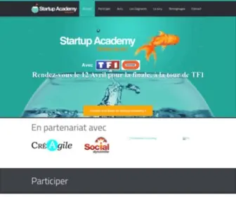 Startup-Academy.net(Programme D'accompagnement De Startups) Screenshot