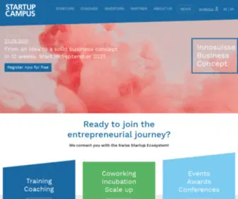 Startup-Campus.ch(Join STARTUP CAMPUS) Screenshot