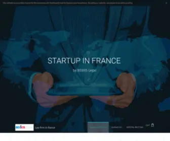 Startup-France.com(STARTUP IN FRANCE BY BEXXIS LEGAL) Screenshot