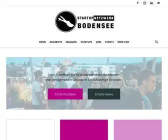 Startup-Netzwerk-Bodensee.com(Startup Netzwerk Bodensee) Screenshot