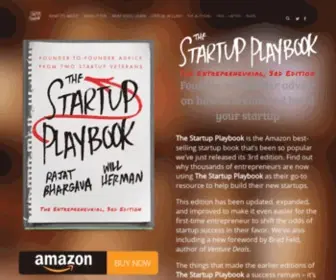 Startup-Playbook.com(The Startup Playbook) Screenshot