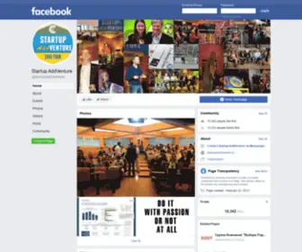 Startupaddventure.co(Startup AddVenture 2013) Screenshot