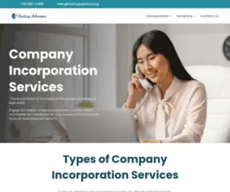 Startupadvisors.sg(Company Incorporation Services) Screenshot