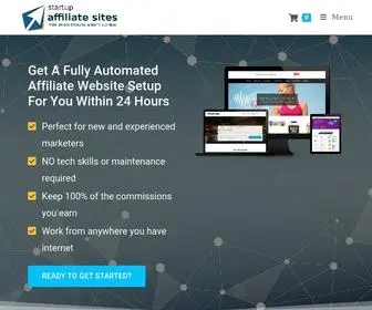 Startupaffiliate.site(DFY Affiliate Websites) Screenshot
