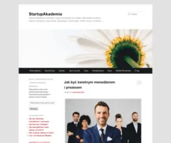 Startupakademia.pl(StartUp Akademia to wszystko czego potrzebujesz by rozwijać swój startup w jednym miejscu) Screenshot