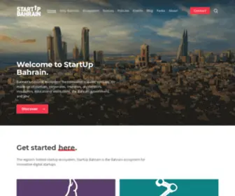 Startupbahrain.com(The Middle East's perfect launchpad for startups) Screenshot