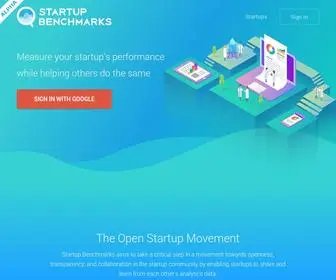 Startupbenchmarks.com(Startup Benchmarks) Screenshot