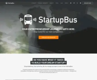 Startupbus.com(Our next bus for our 10th anniversary) Screenshot