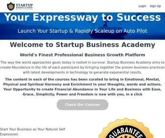 Startupbusinessacademy.in(Startup Business Academy) Screenshot