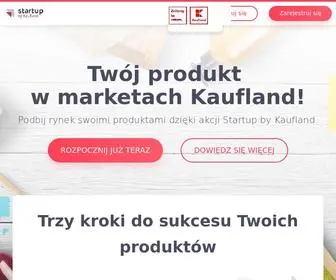 Startupbykaufland.pl(Startup by Kaufland) Screenshot