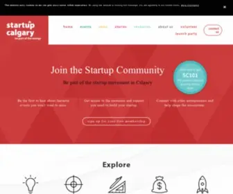 Startupcalgary.ca(Startup Calgary) Screenshot