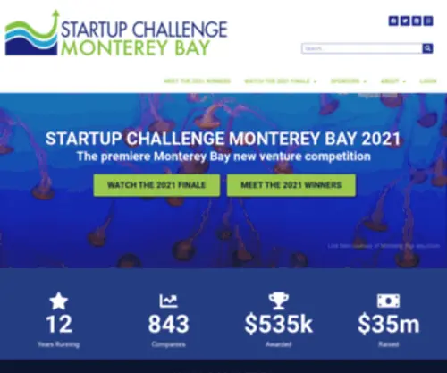 Startupchallengemb.com(The Startup Challenge Monterey Bay) Screenshot