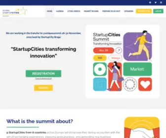 Startupcitiessummit2021.com(Global StartupCities) Screenshot