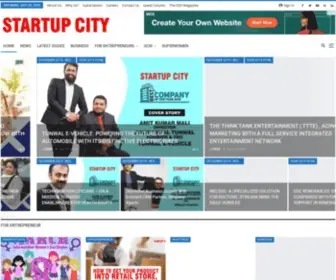 Startupcityindia.com(Startupcity Magazine) Screenshot