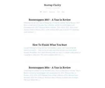 Startupclarity.com(Startup Clarity) Screenshot