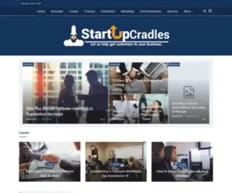 Startupcradles.com(Homepage 1) Screenshot