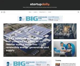 Startupdaily.net(Startup Daily) Screenshot